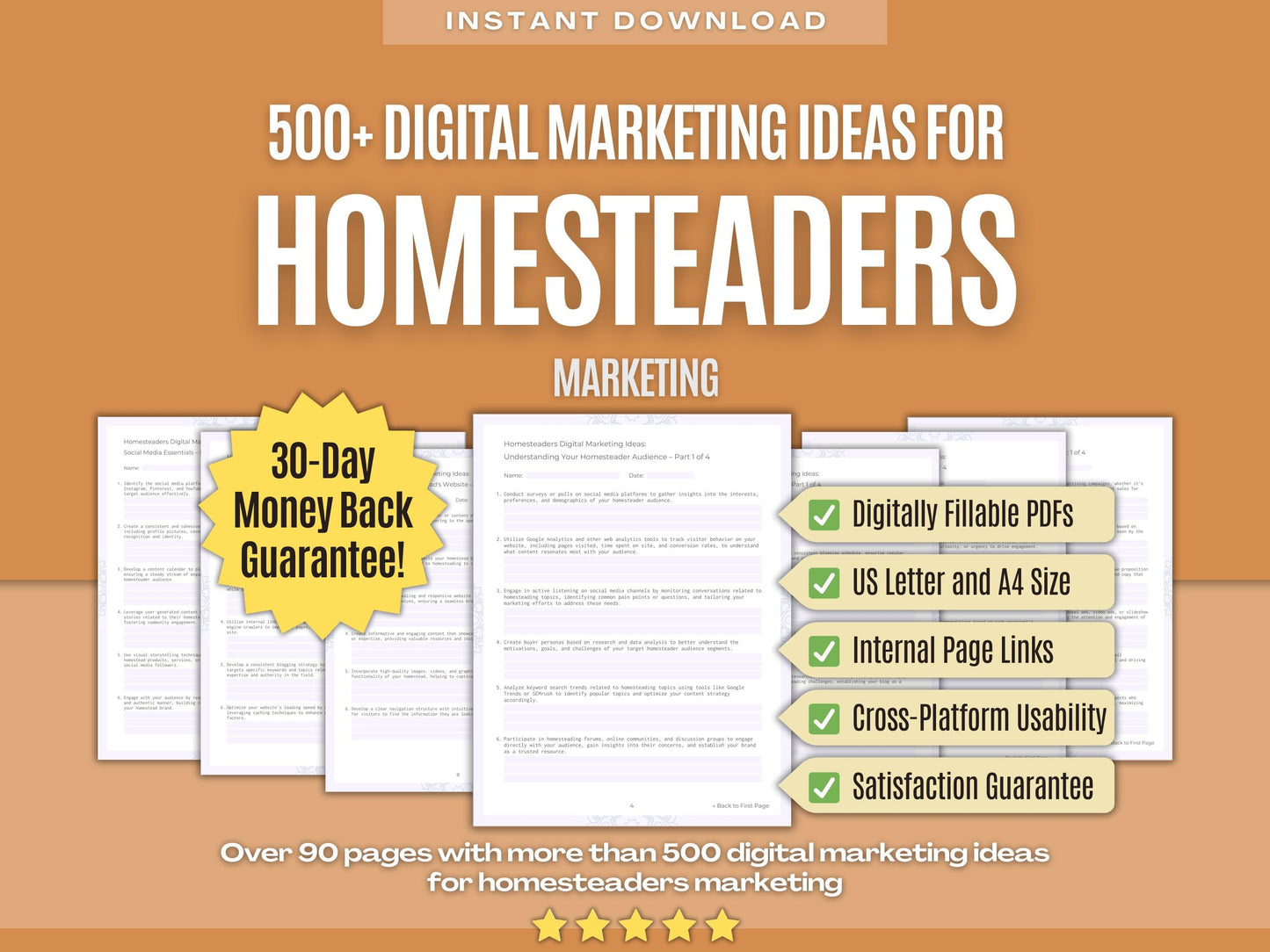 Homesteaders Marketing Workbooks