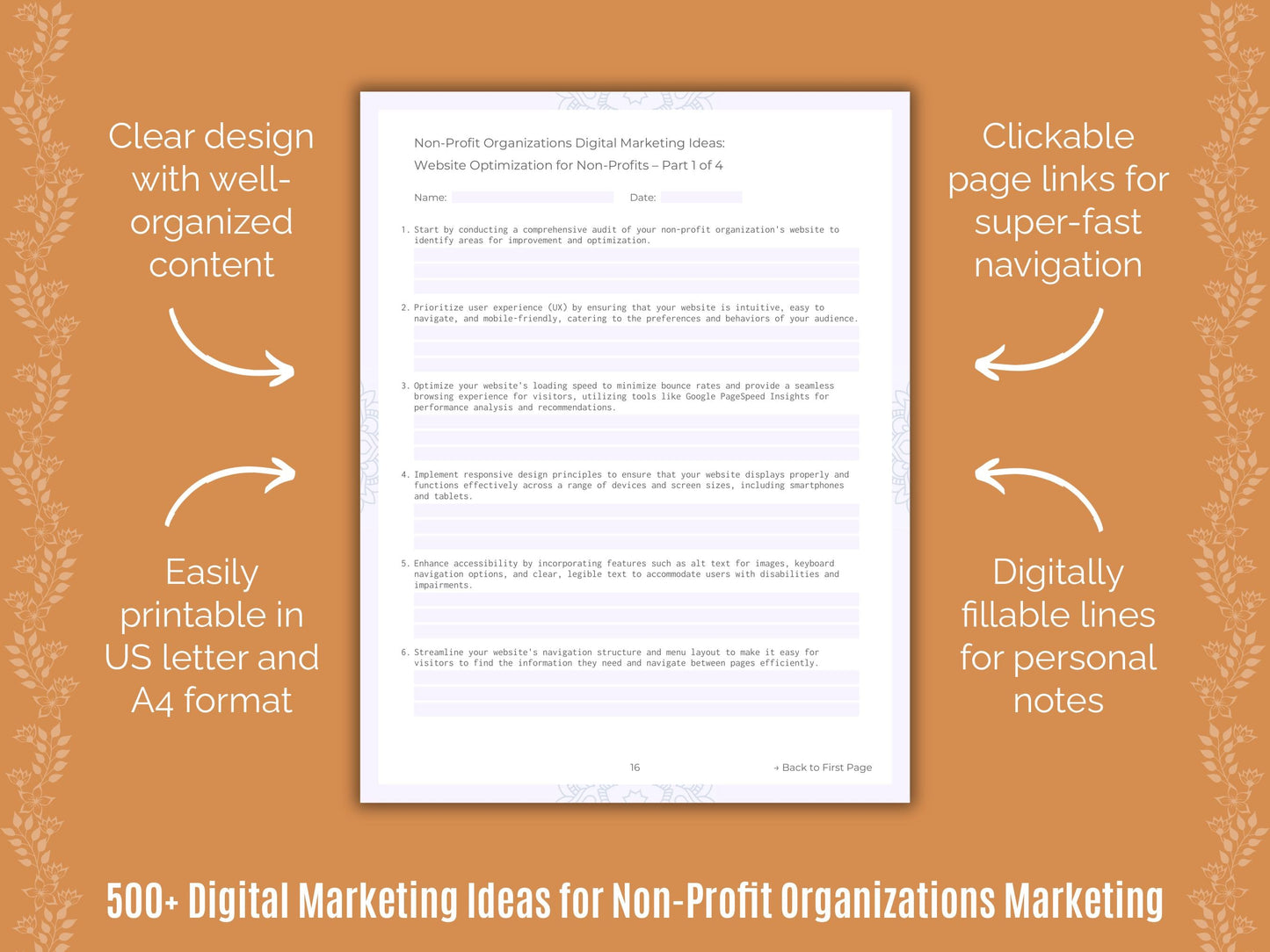 Non-Profit Organizations Marketing Templates