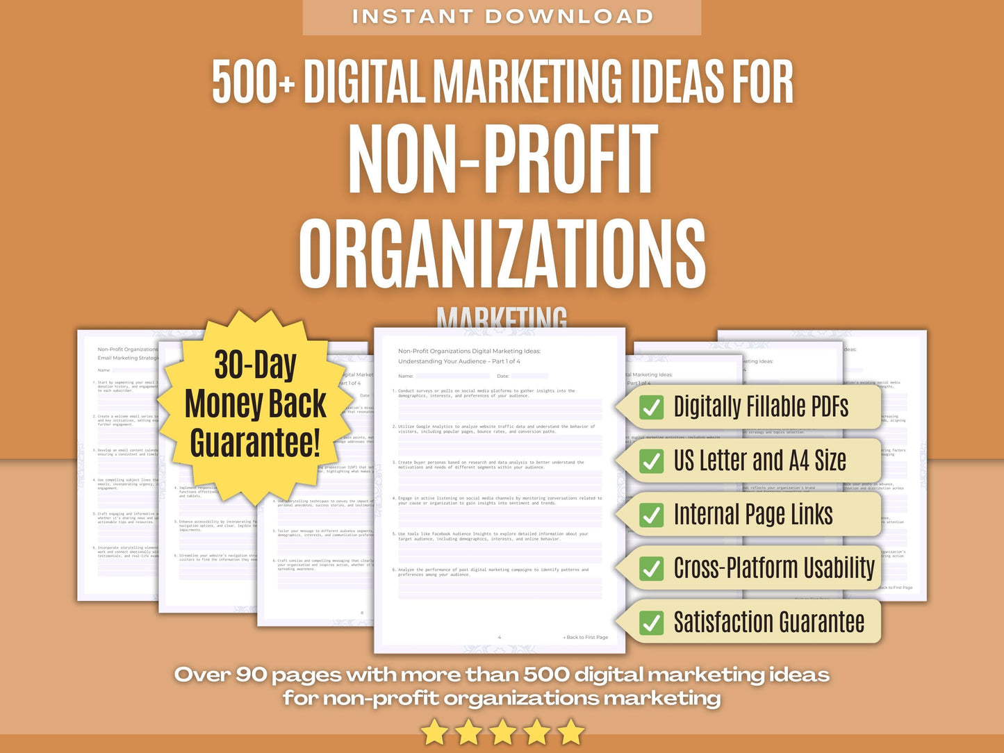 Non-Profit Organizations Marketing Workbooks