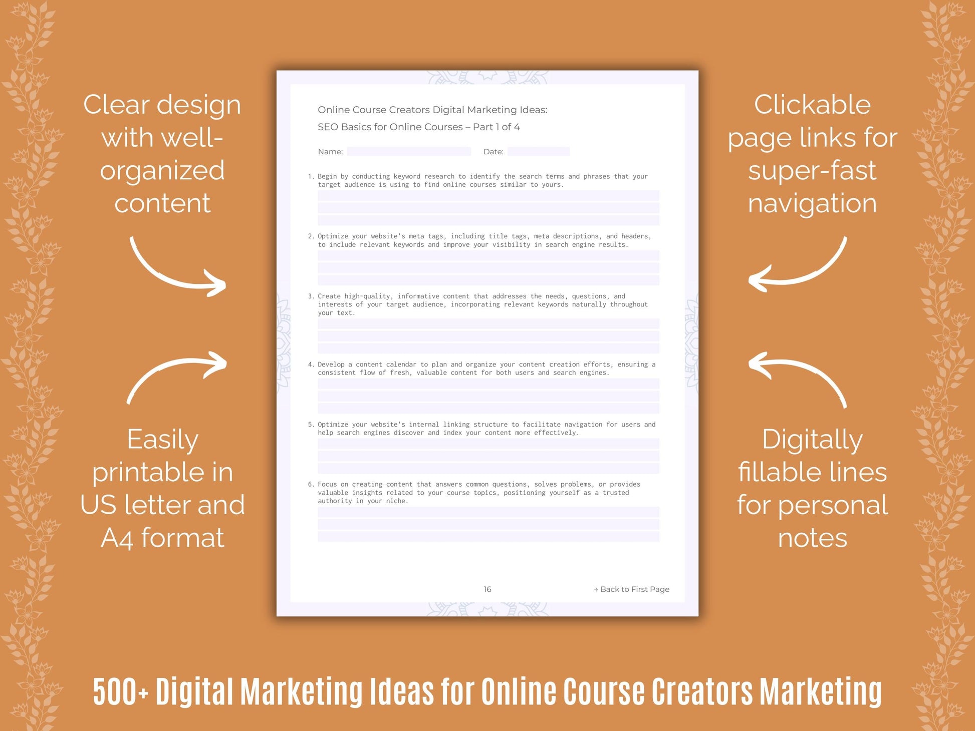 Online Course Creators Marketing Templates