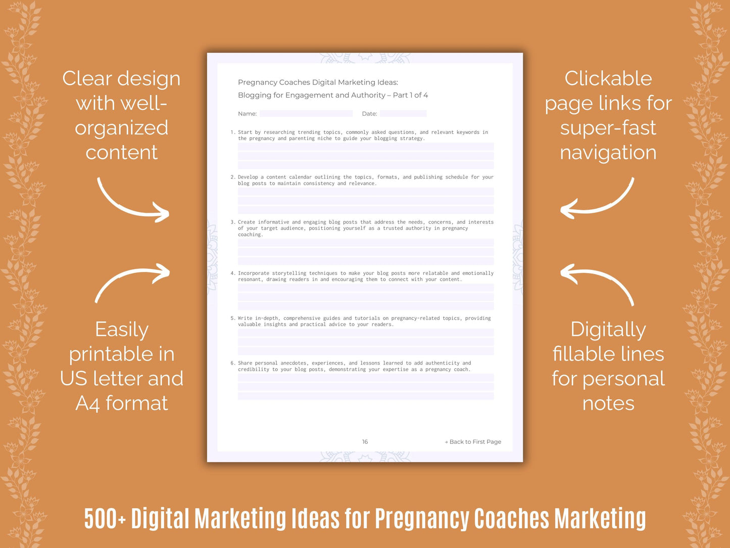 Pregnancy Coaches Marketing Templates