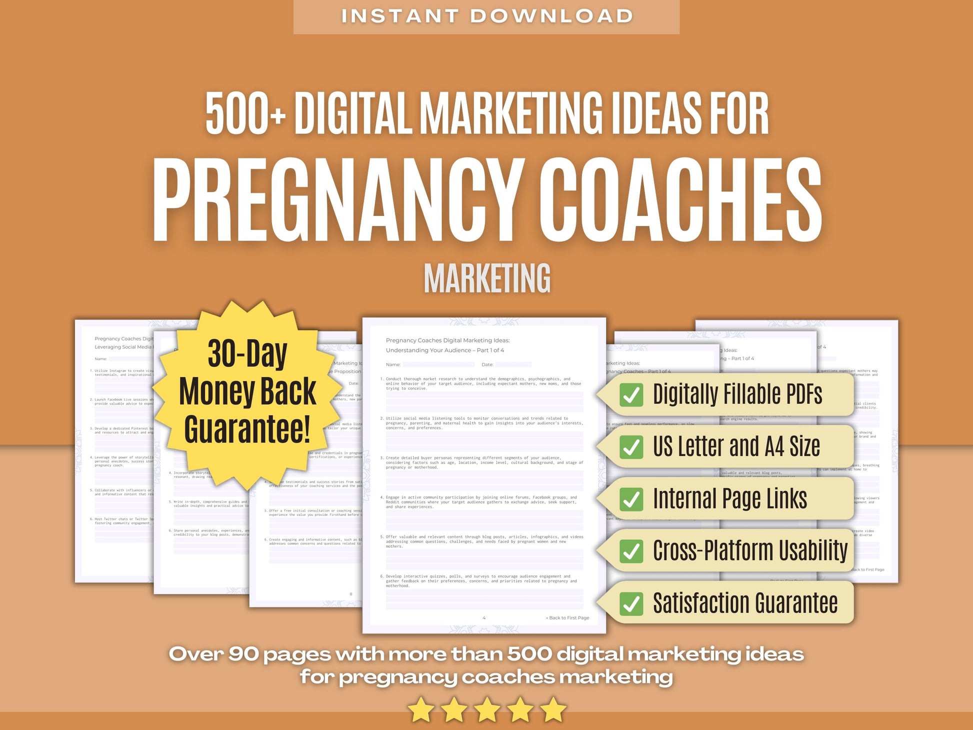 Pregnancy Coaches Marketing Workbooks