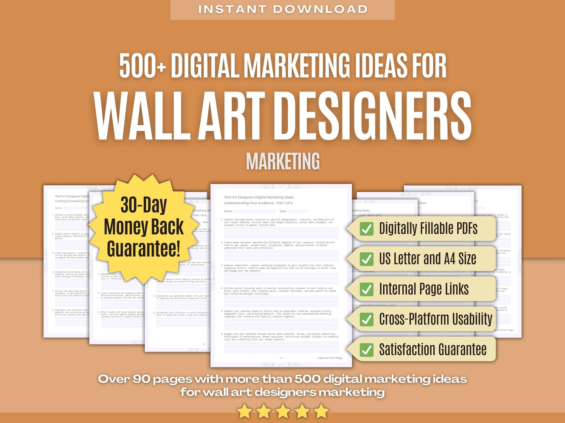 Wall Art Designers Marketing Workbooks