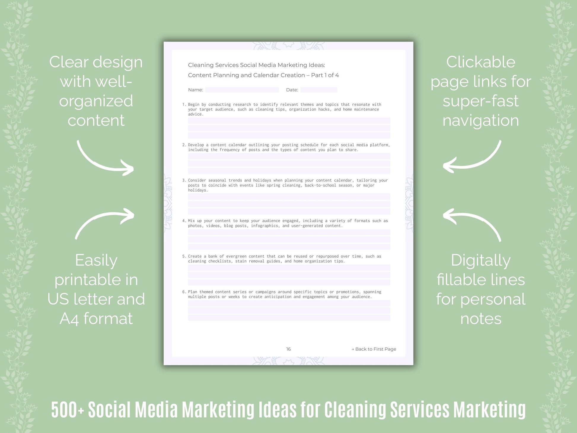 Cleaning Services Marketing Templates