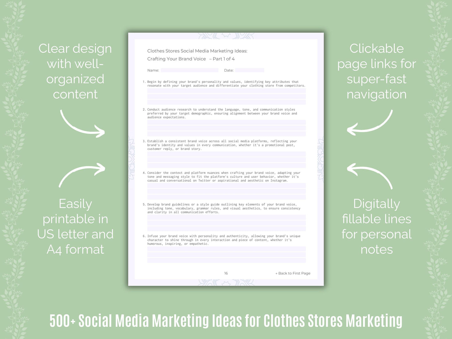 Clothes Stores Marketing Templates