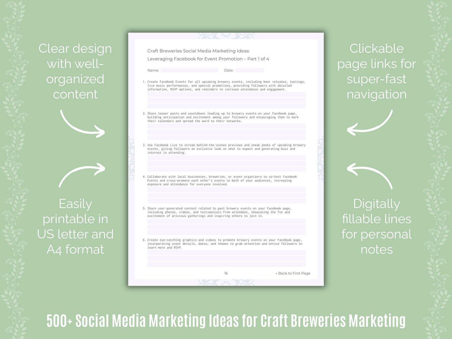 Craft Breweries Marketing Templates