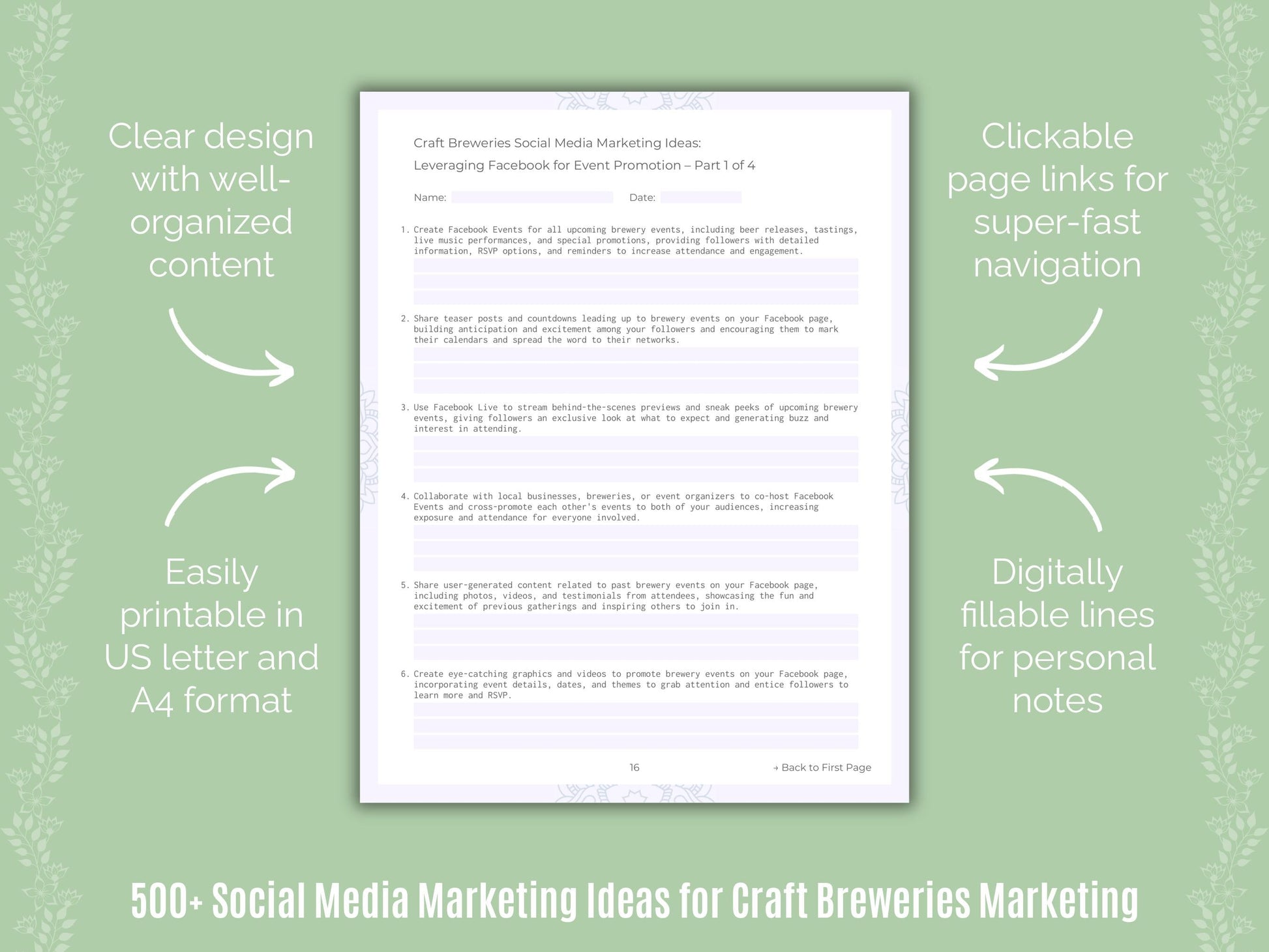 Craft Breweries Marketing Templates