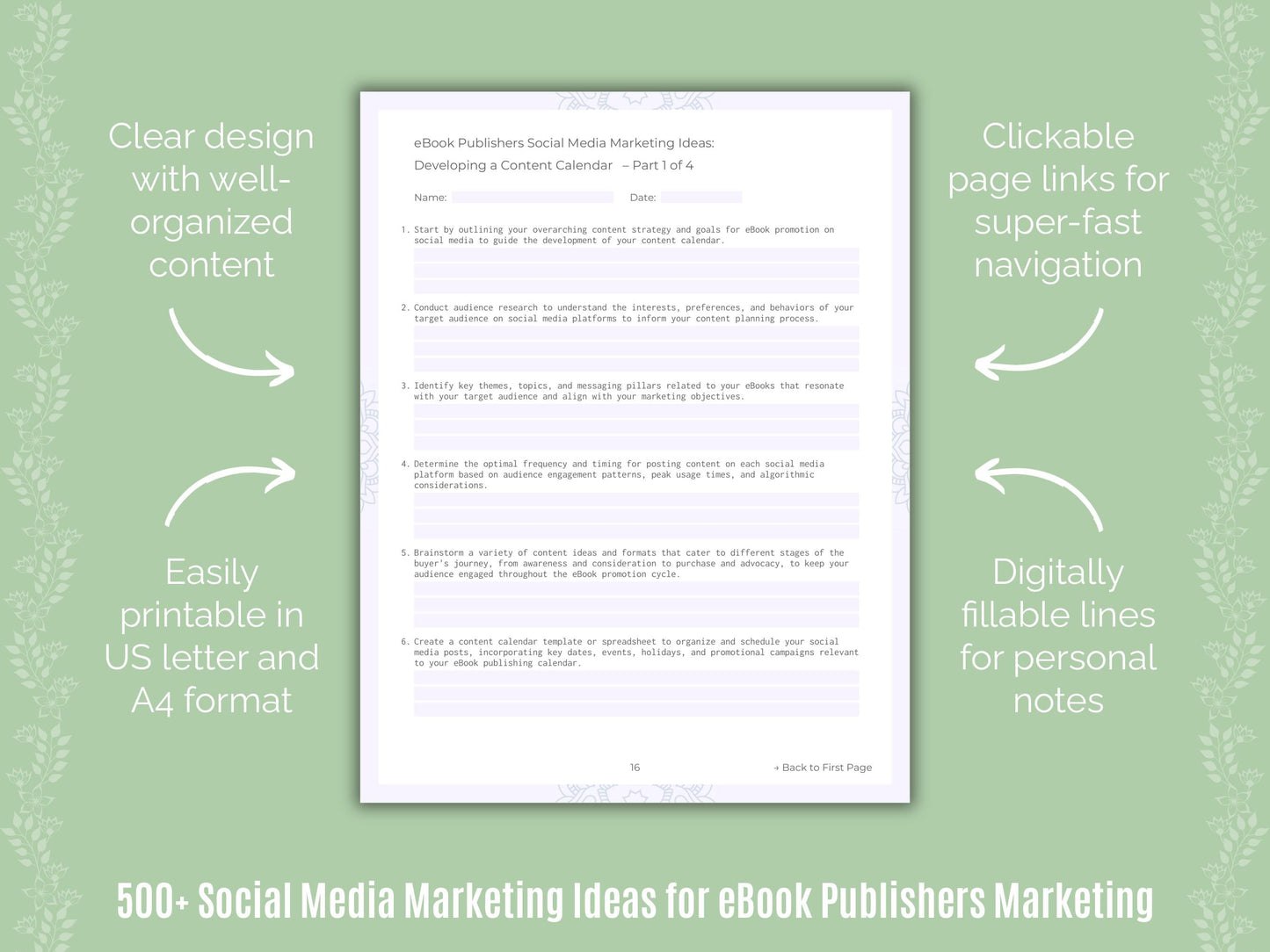 eBook Publishers Marketing Templates