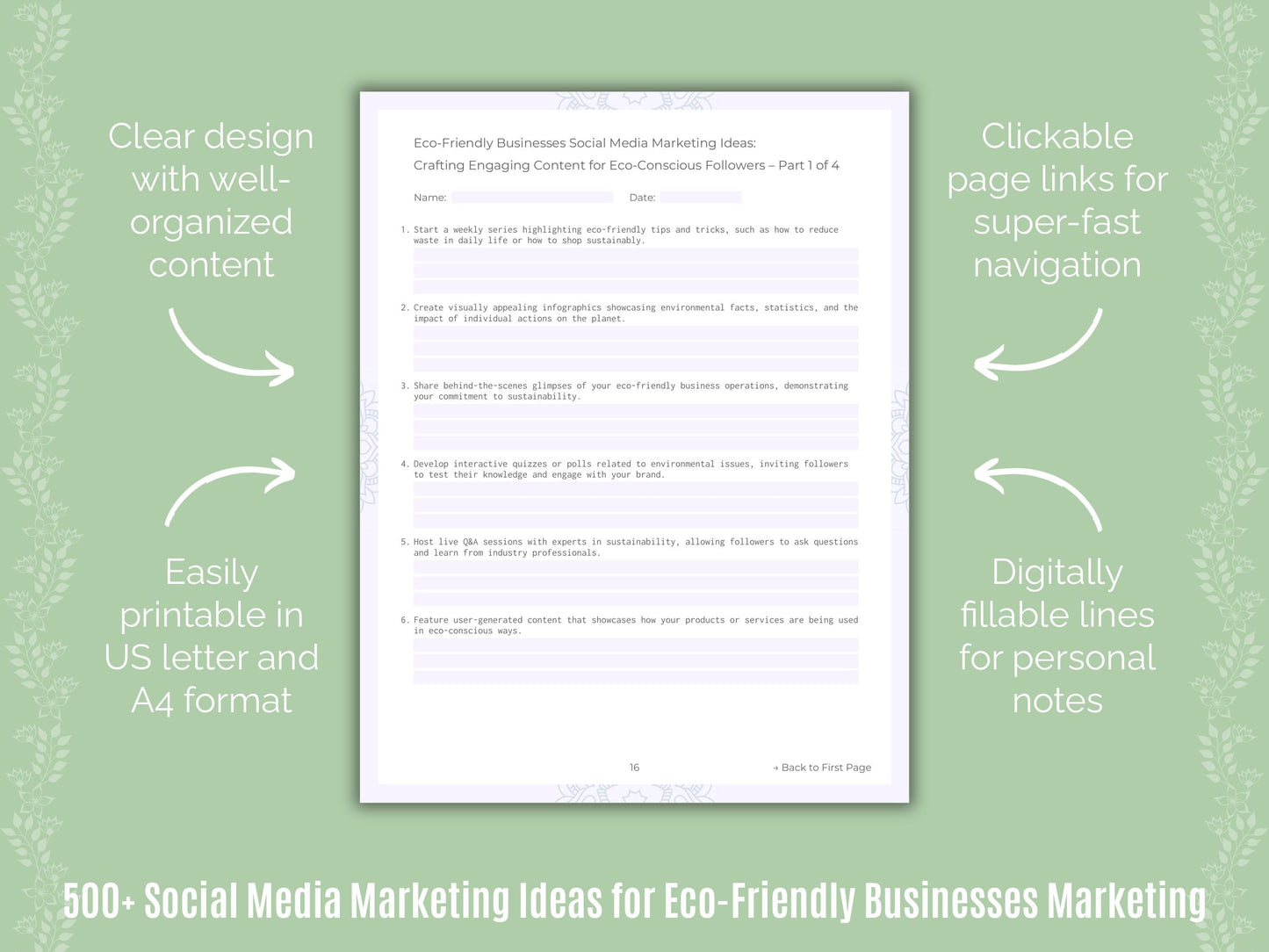 Eco-Friendly Businesses Marketing Templates