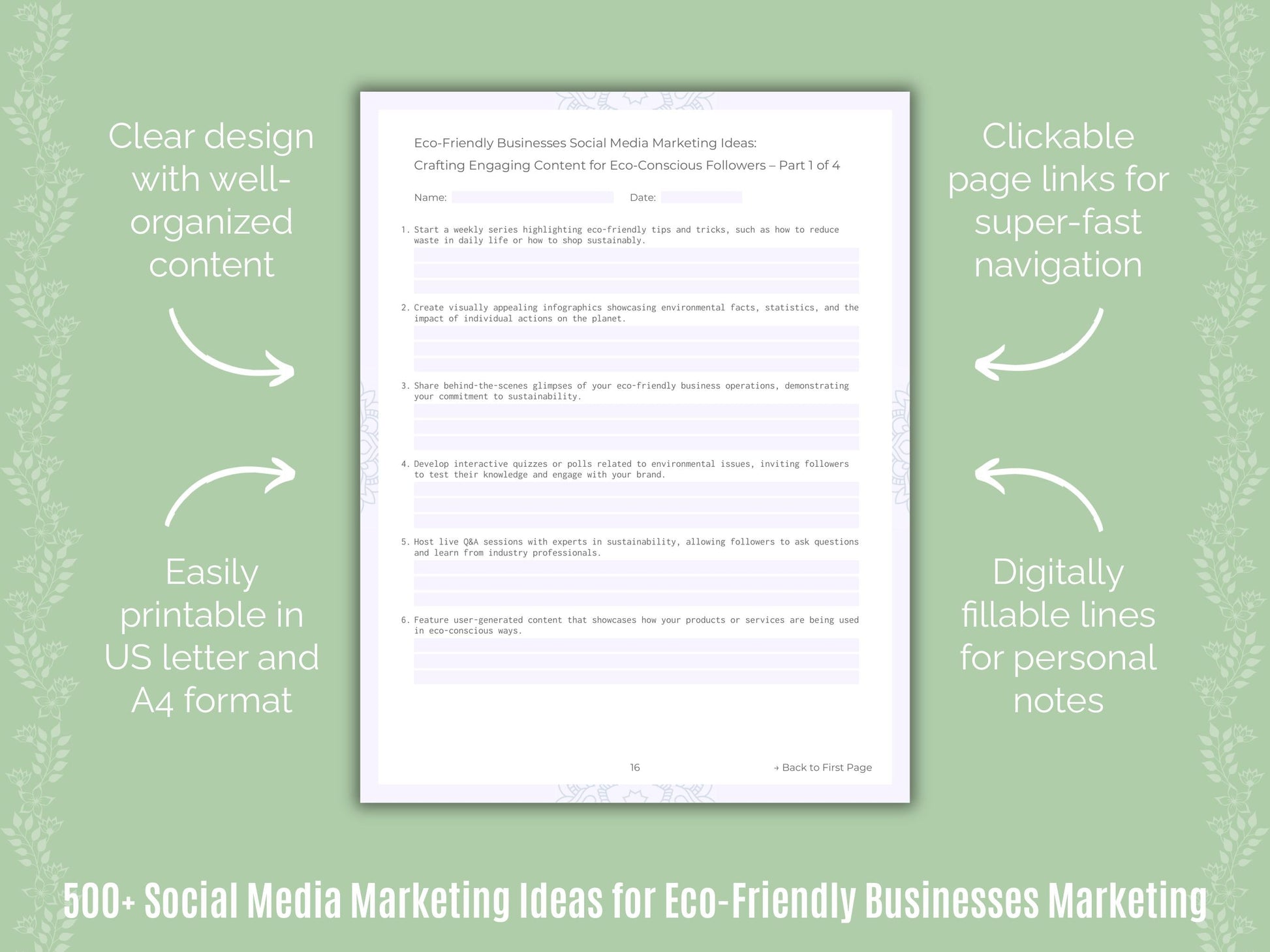 Eco-Friendly Businesses Marketing Templates