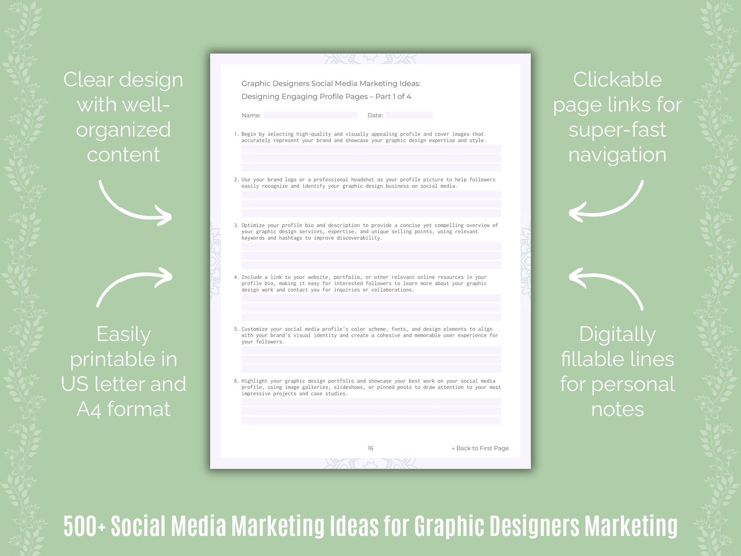 Graphic Designers Marketing Templates