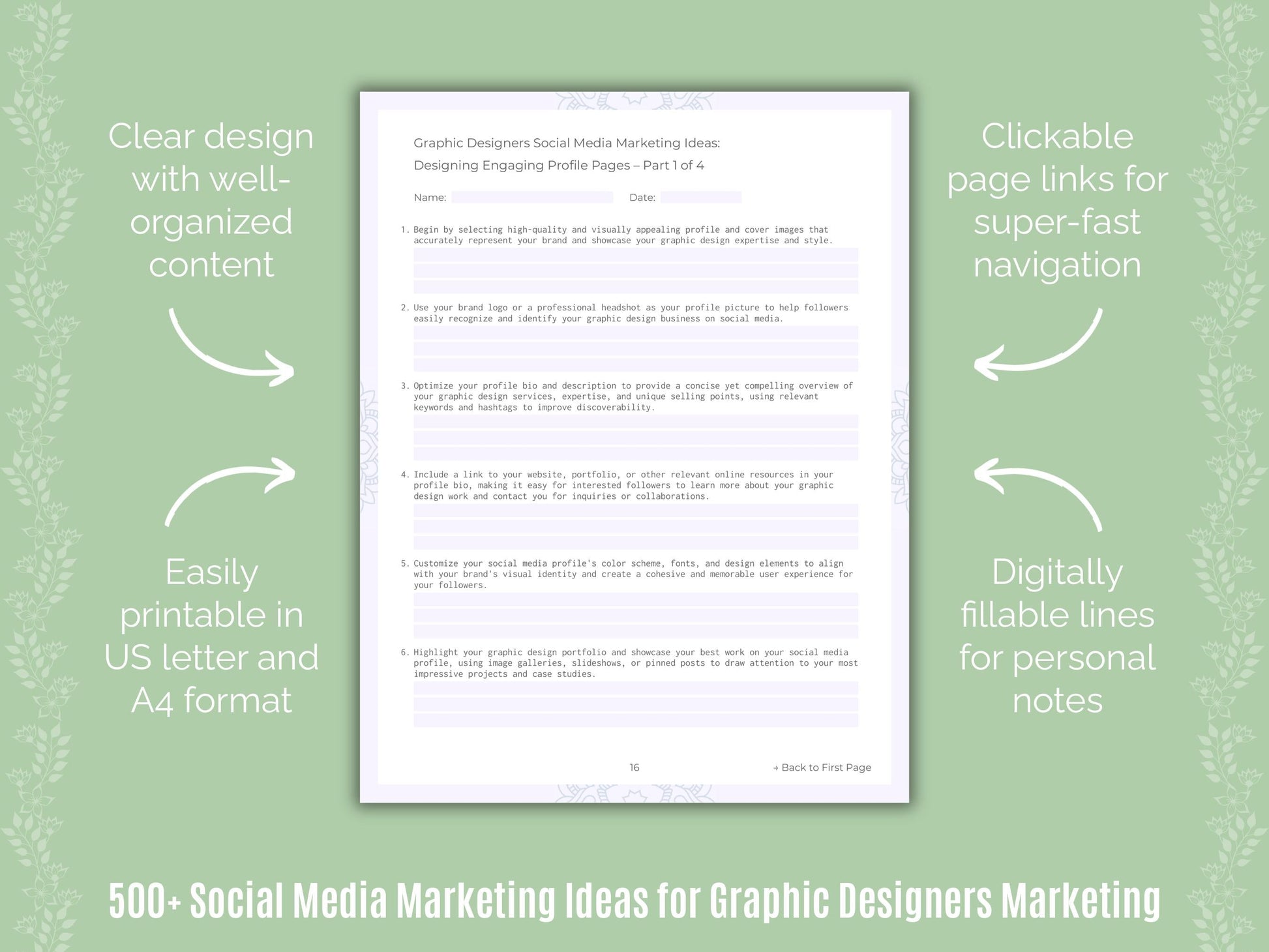 Graphic Designers Marketing Templates