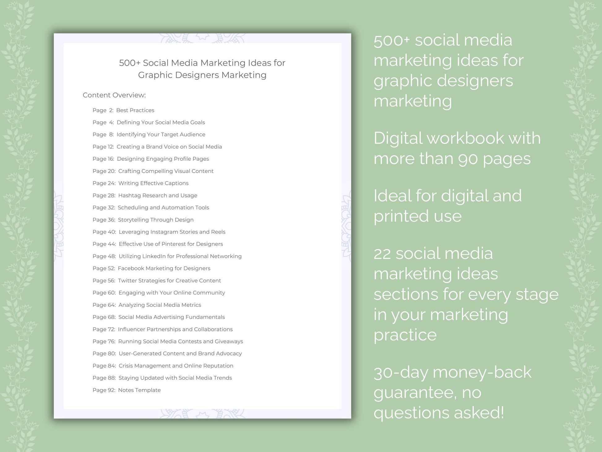 Graphic Designers Marketing Worksheets