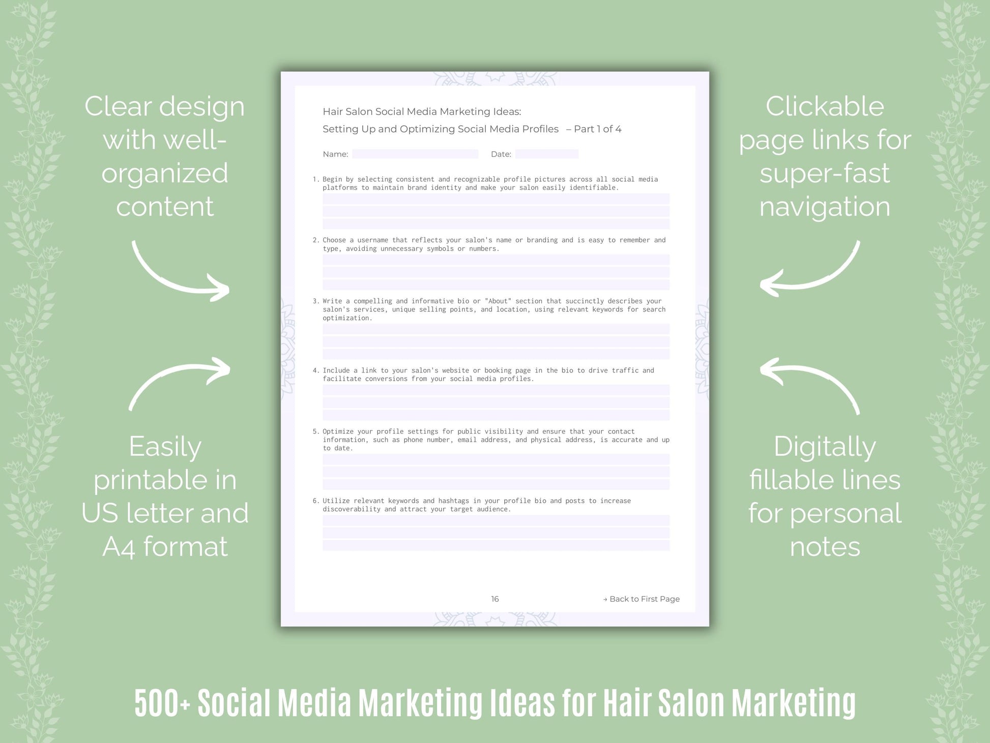 Hair Salon Marketing Templates