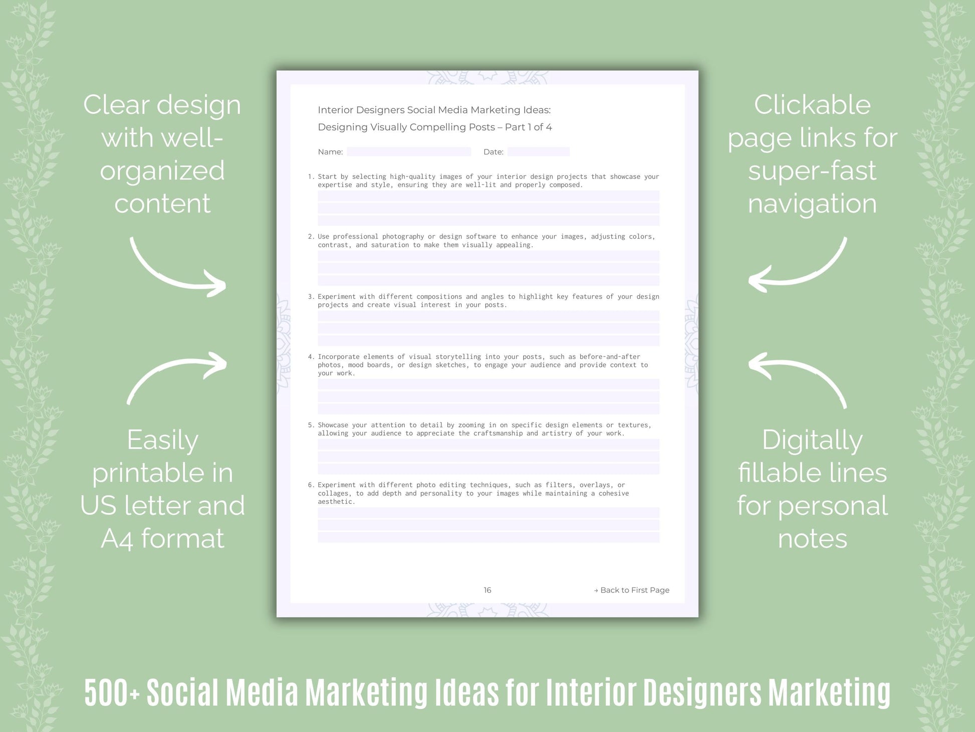 Interior Designers Marketing Templates