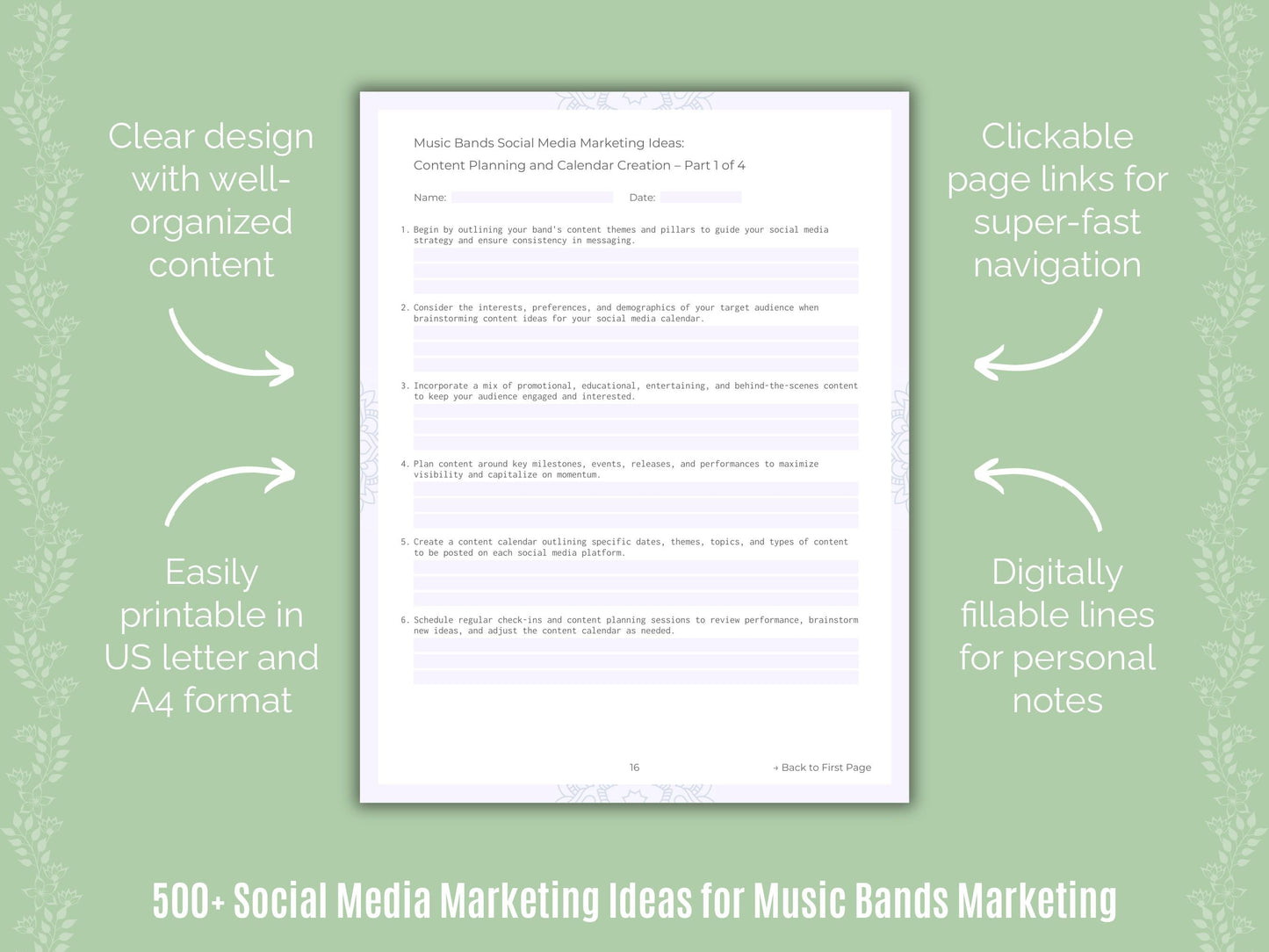 Music Bands Marketing Templates