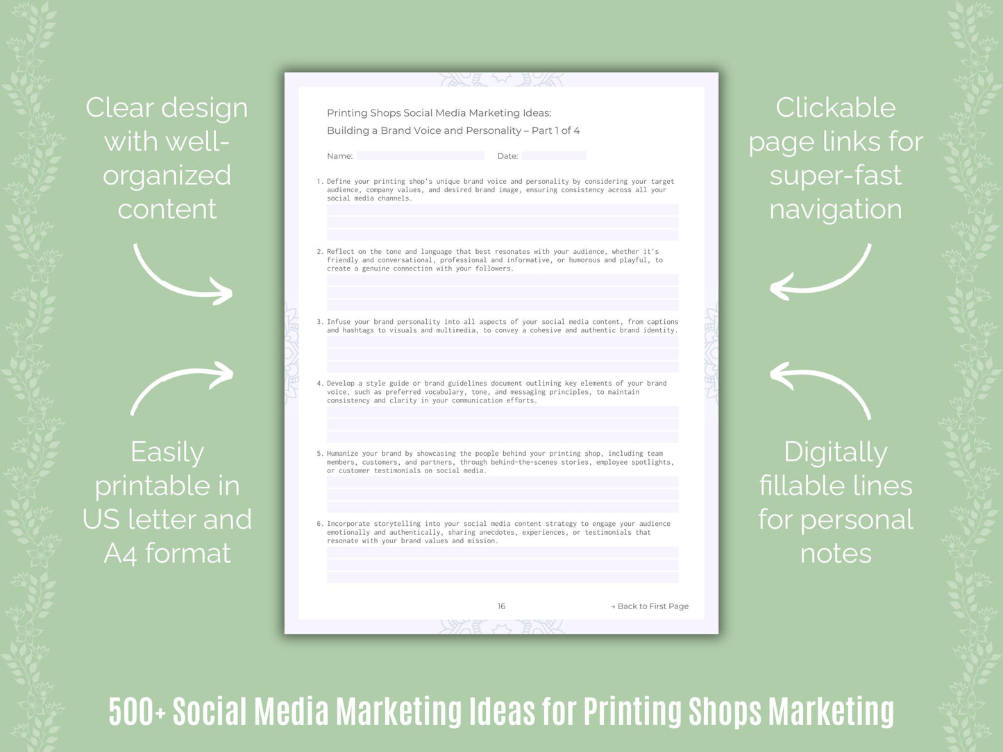 Printing Shops Marketing Templates