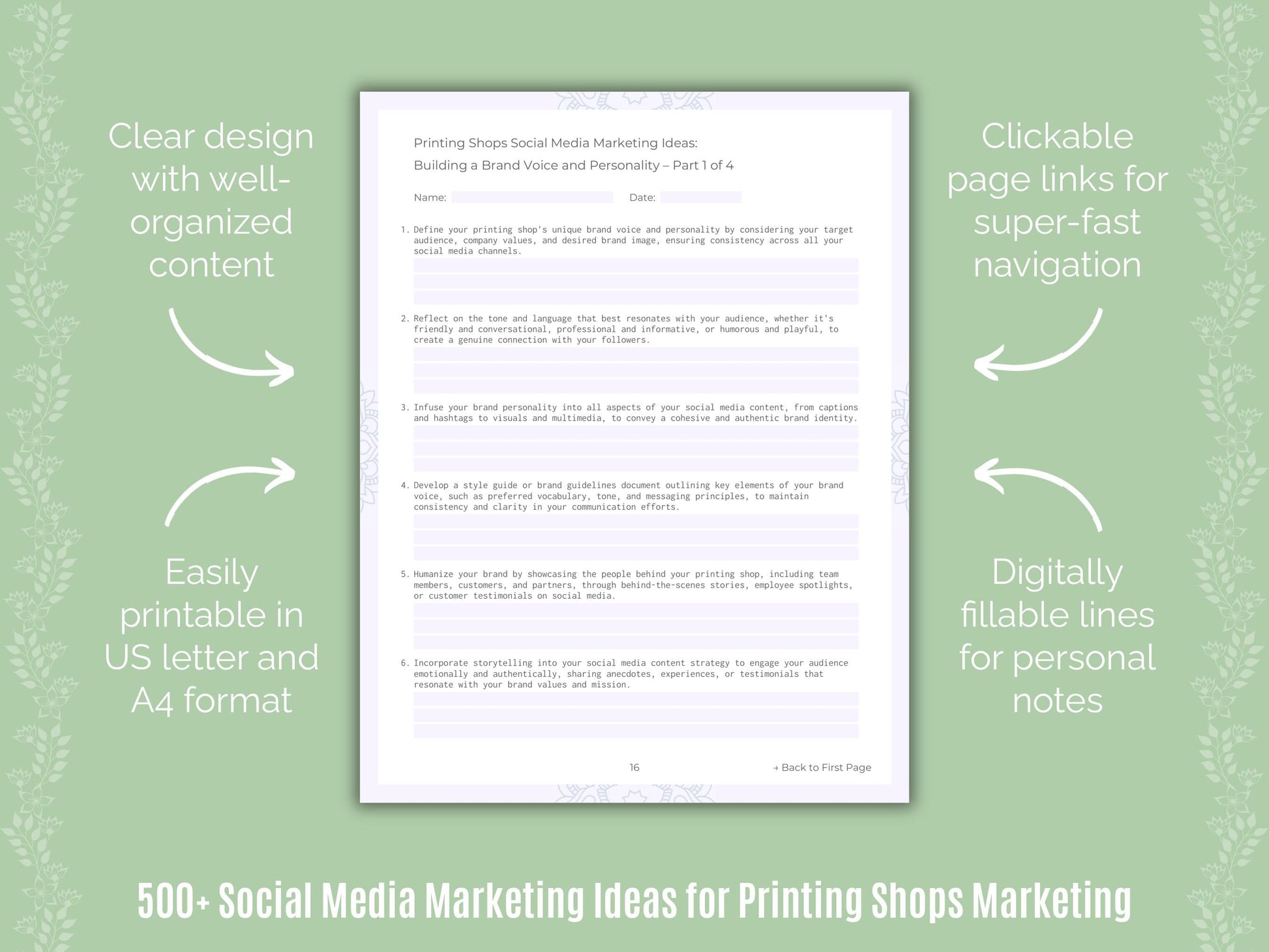 Printing Shops Marketing Templates