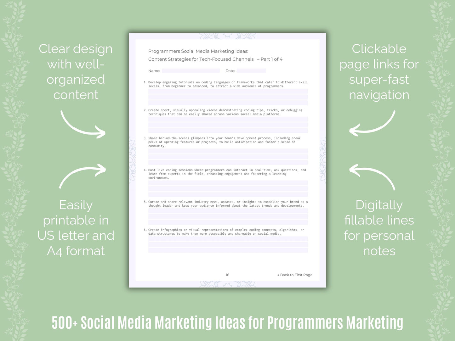 Programmers Marketing Templates