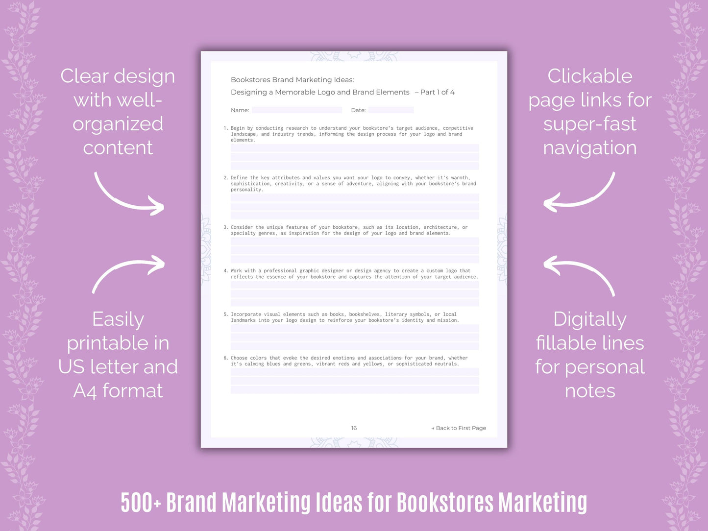 Bookstores Marketing Templates