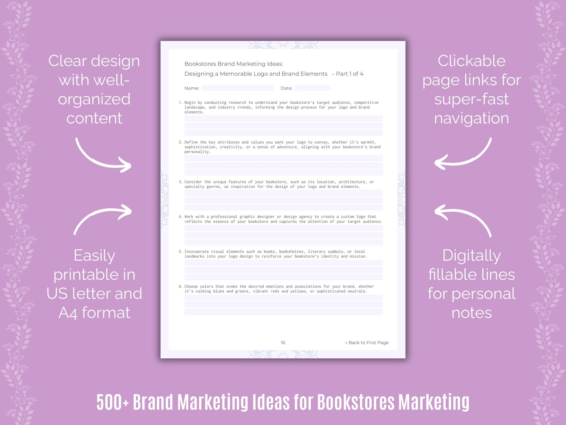 Bookstores Marketing Templates