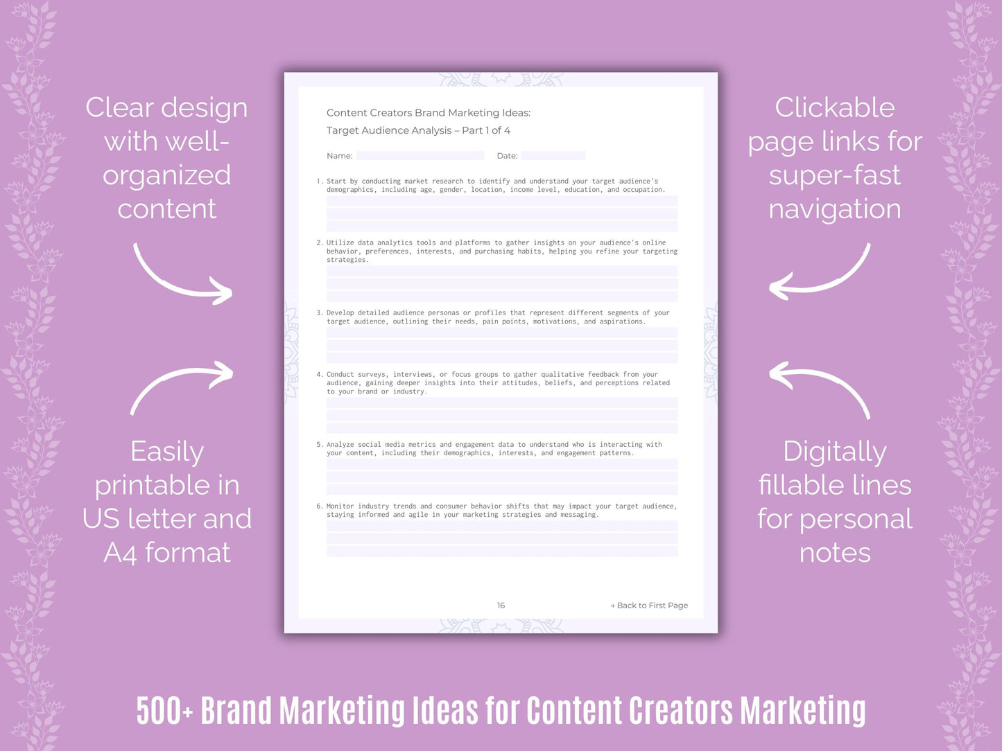 Content Creators Marketing Templates