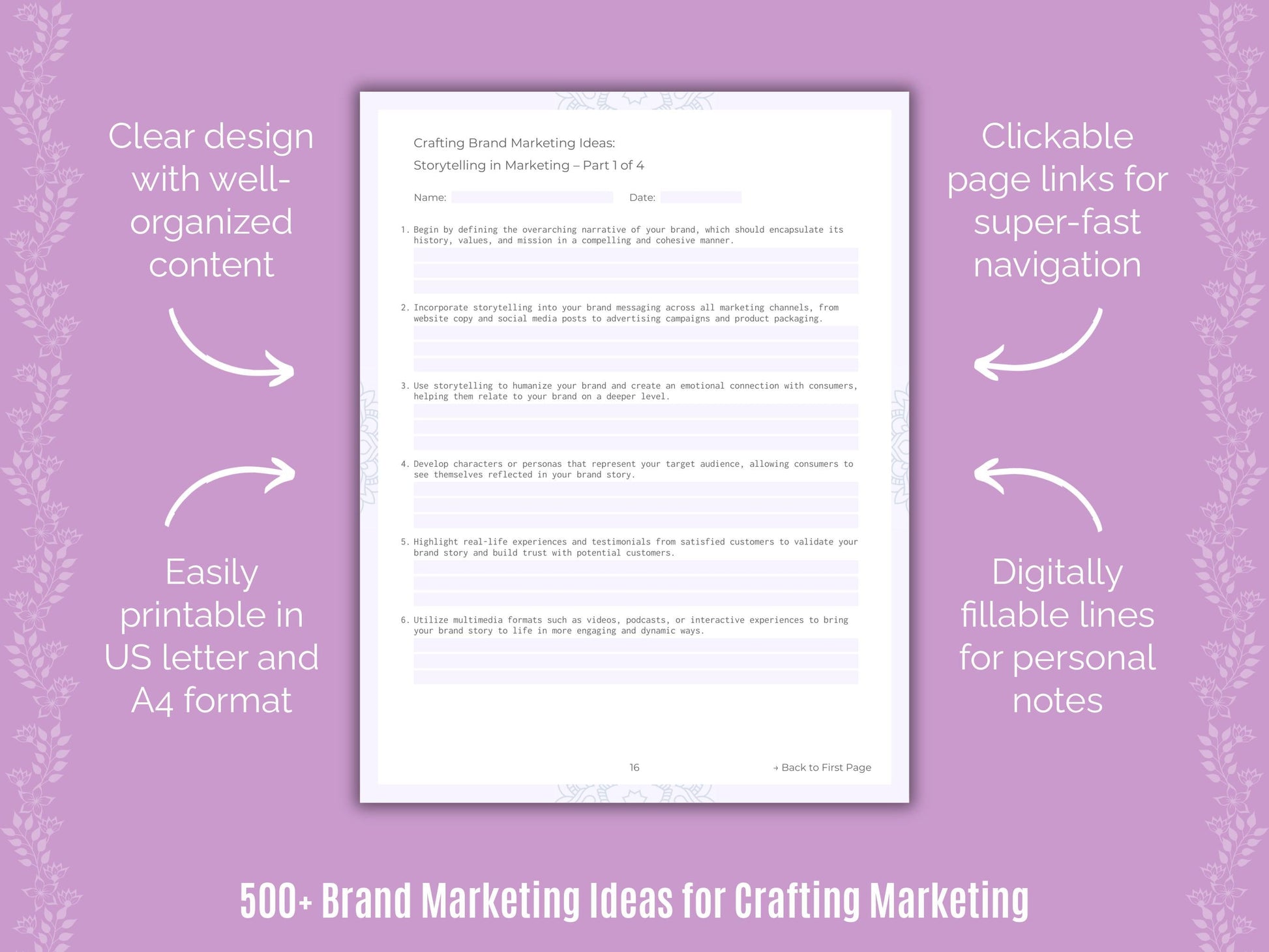 Crafting Marketing Templates