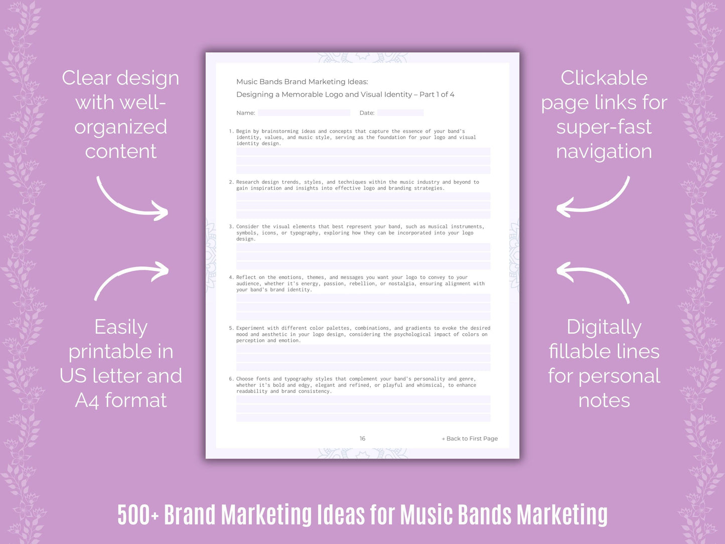 Music Bands Marketing Templates