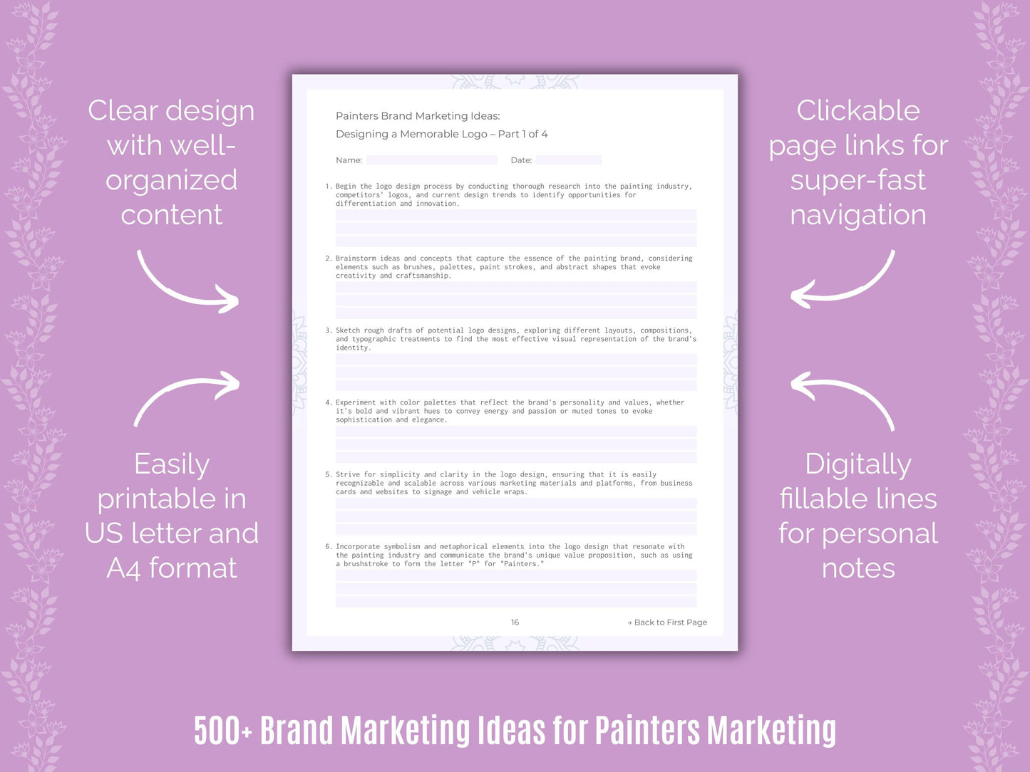 Painters Marketing Templates