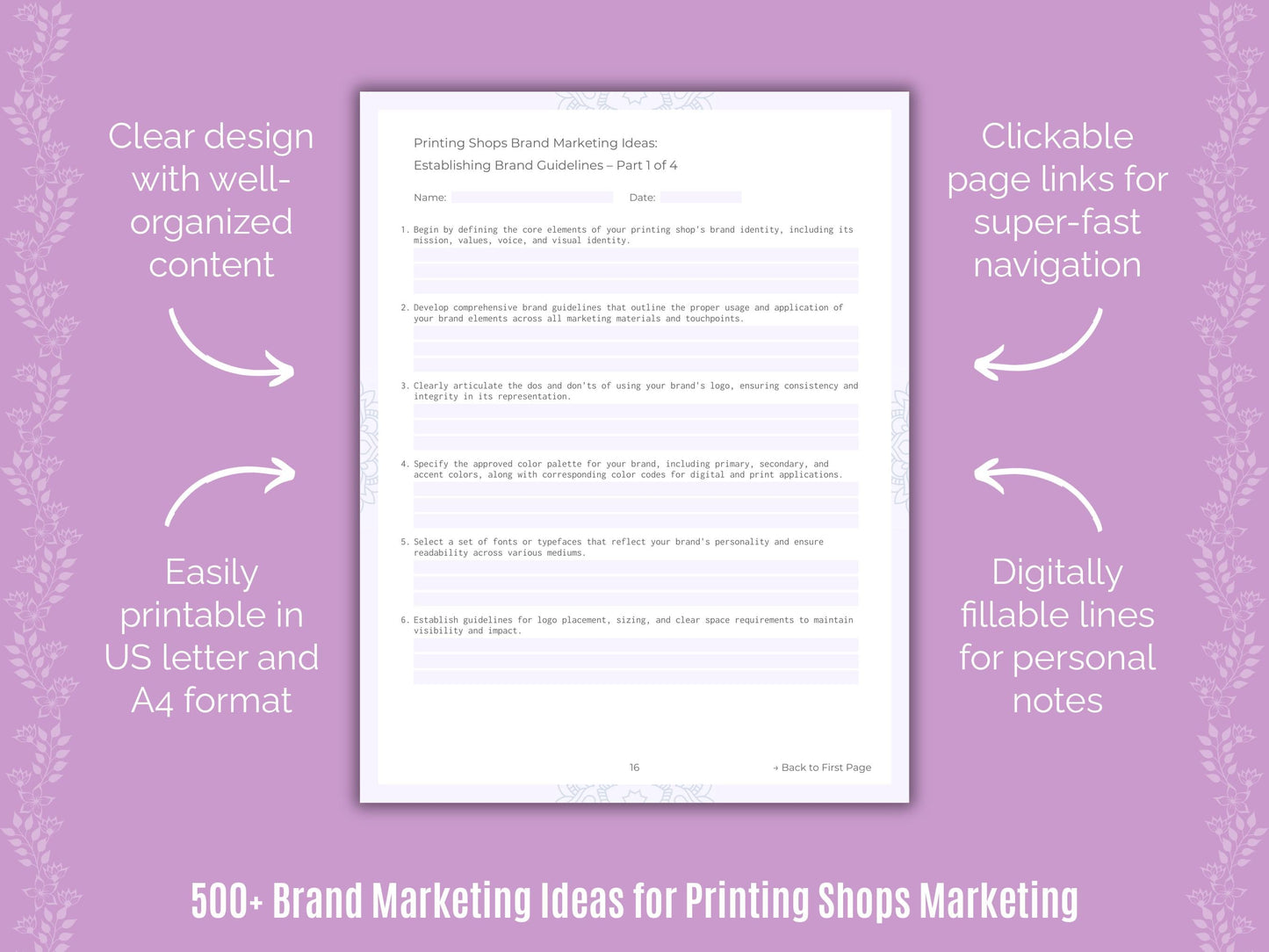 Printing Shops Marketing Templates