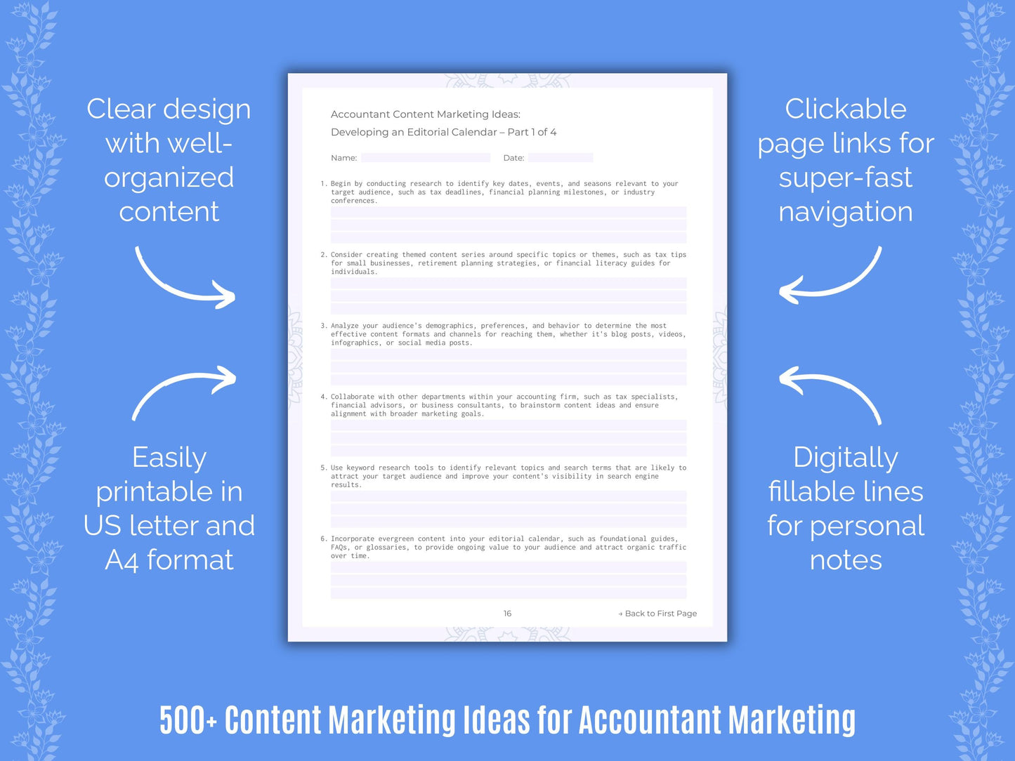 Accountant Marketing Templates