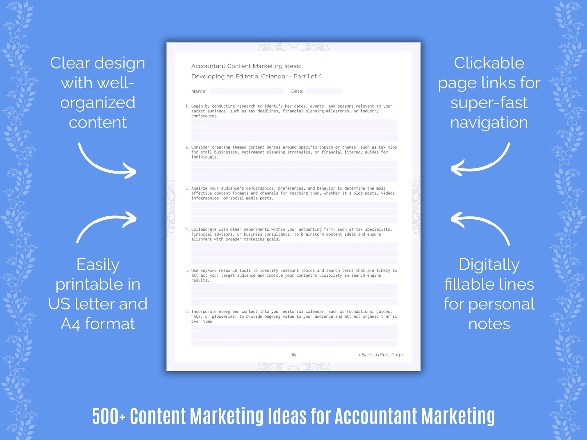 Accountant Marketing Templates