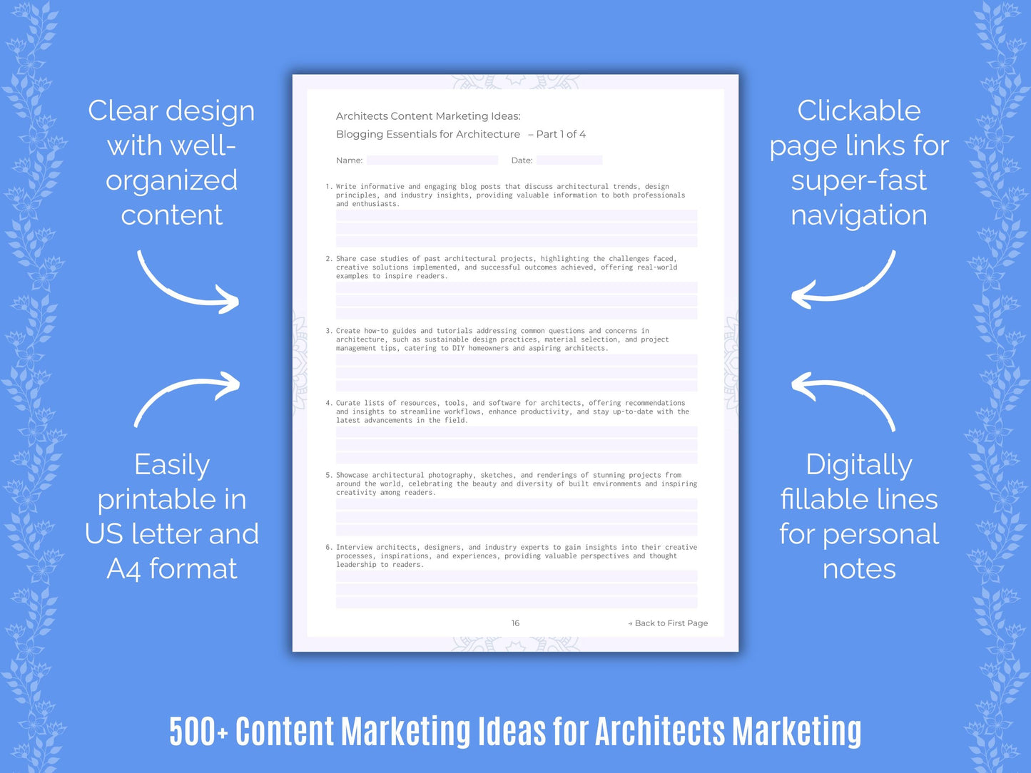 Architects Marketing Templates