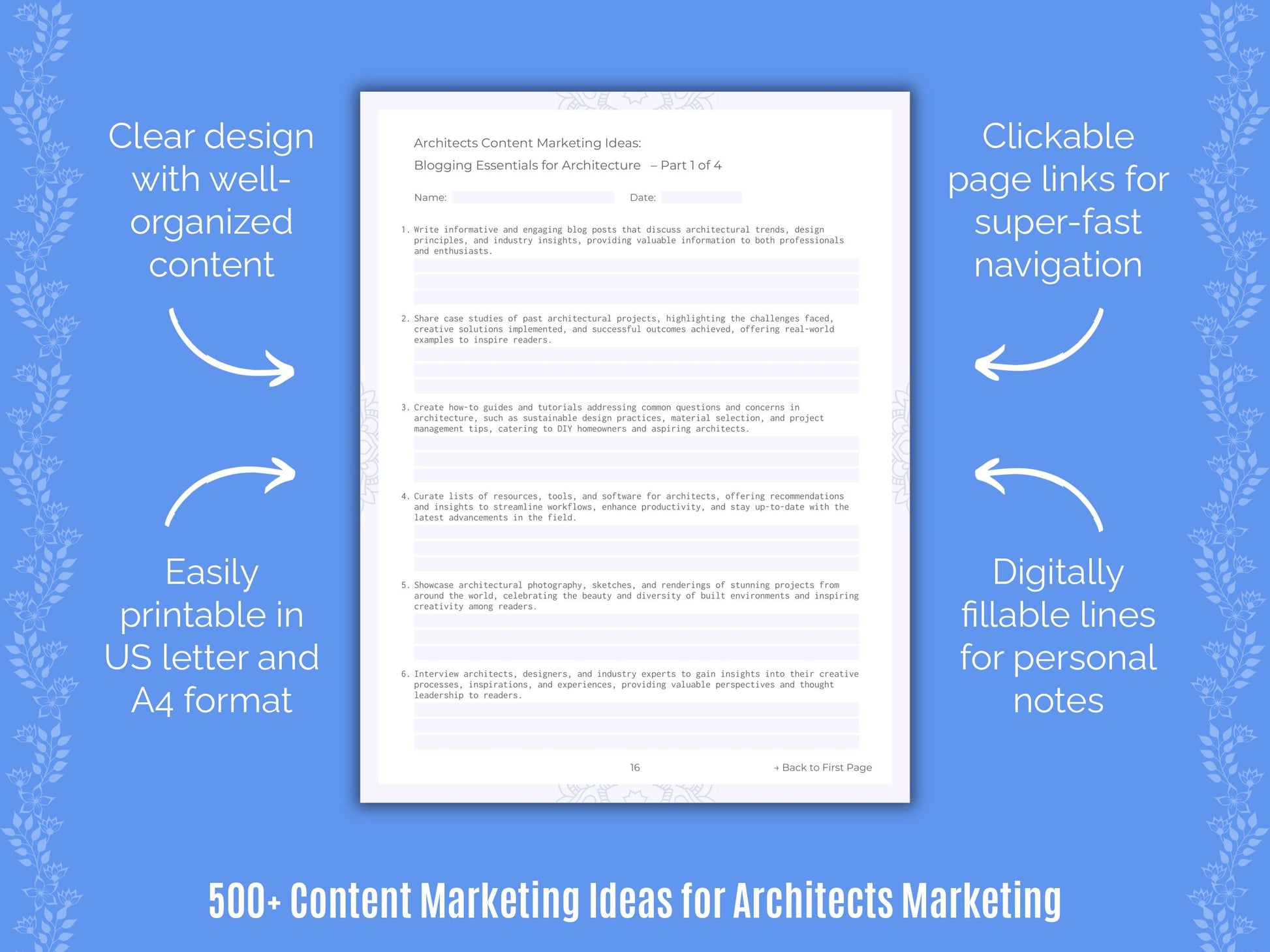 Architects Marketing Templates