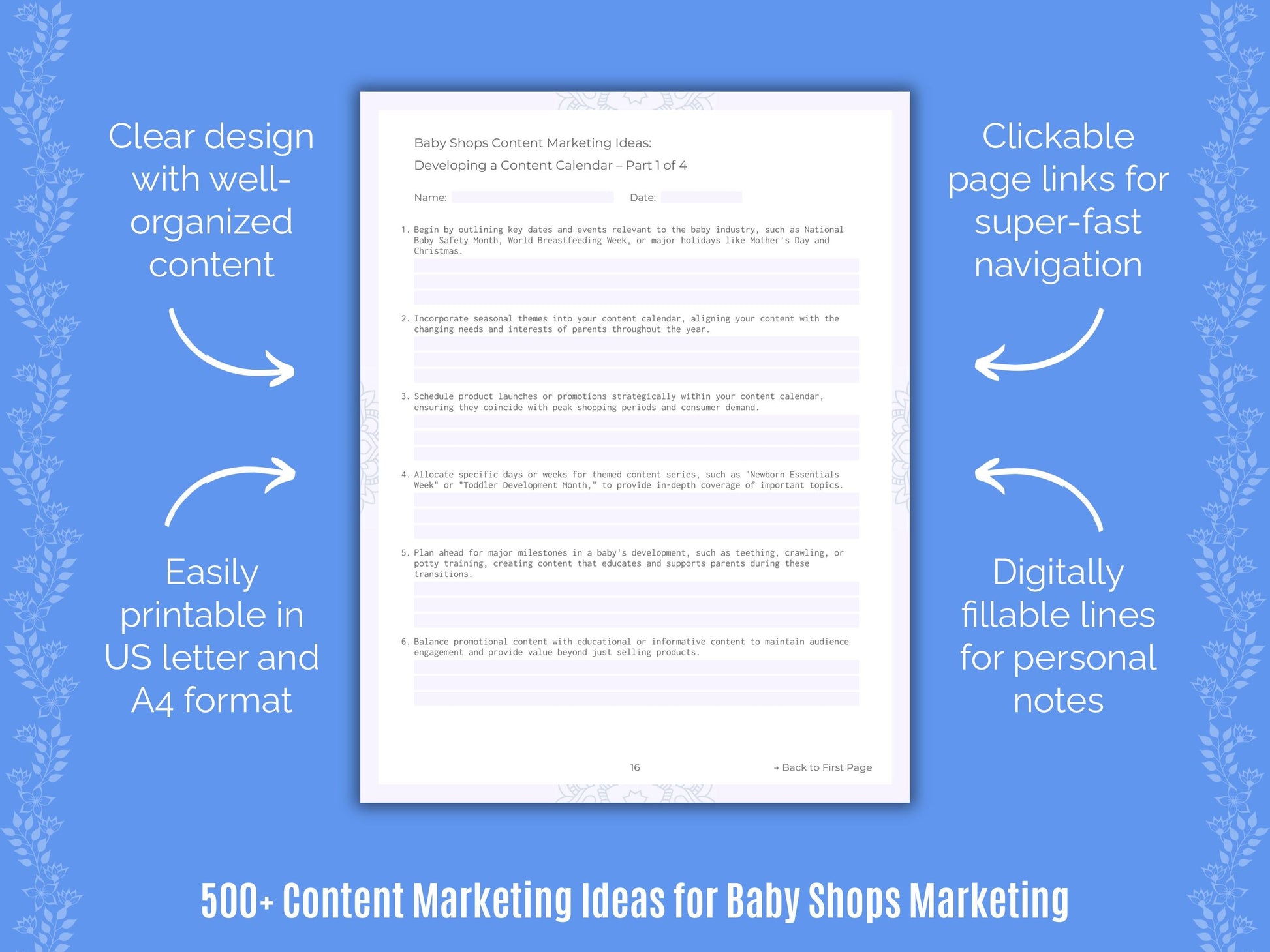 Baby Shops Marketing Templates