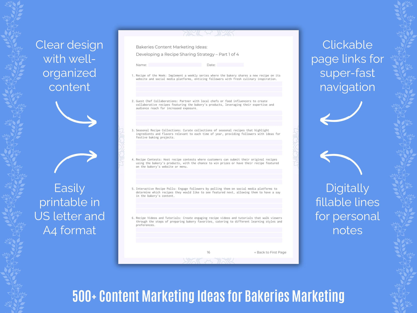 Bakeries Marketing Templates