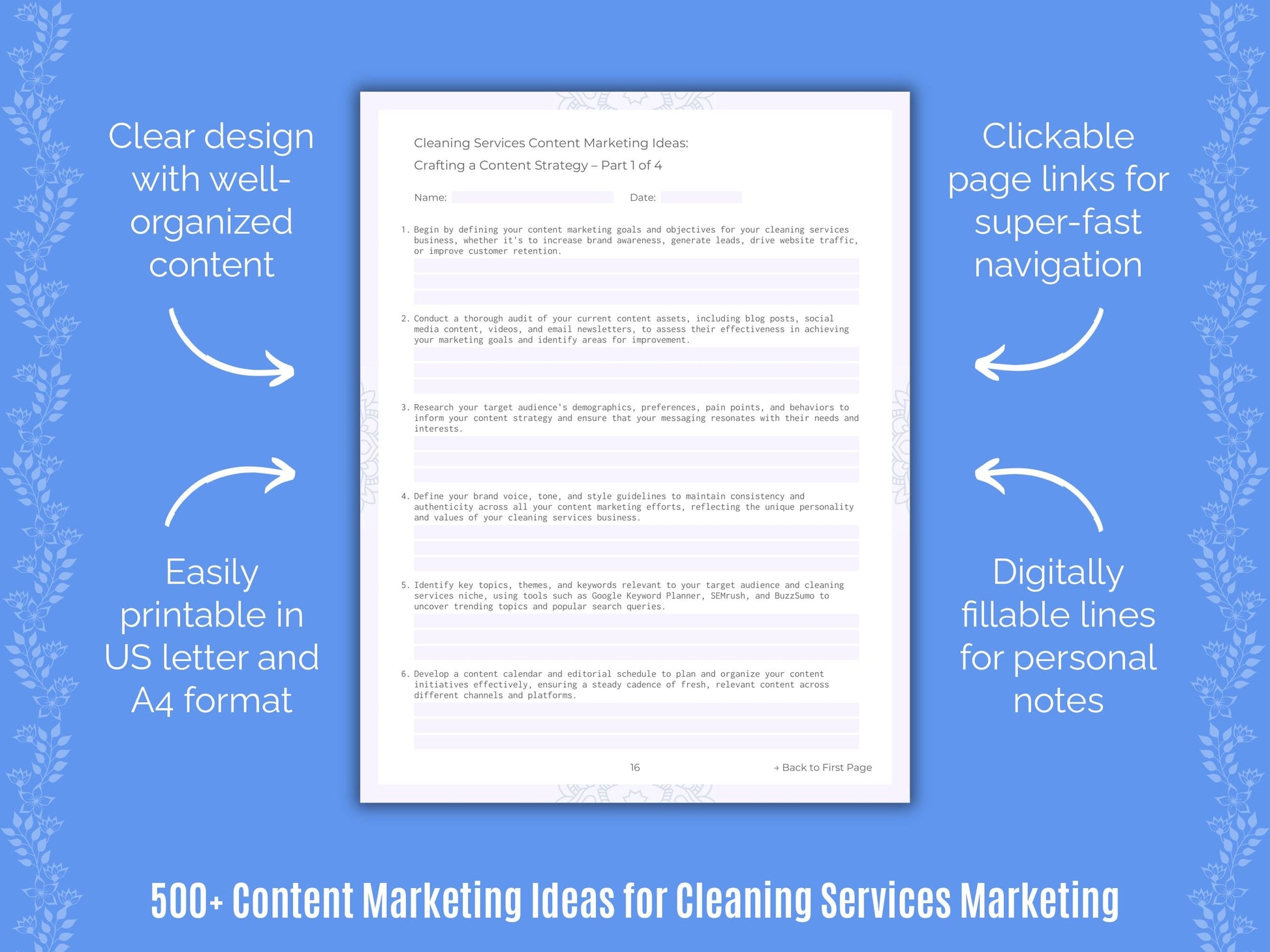 Cleaning Services Marketing Templates