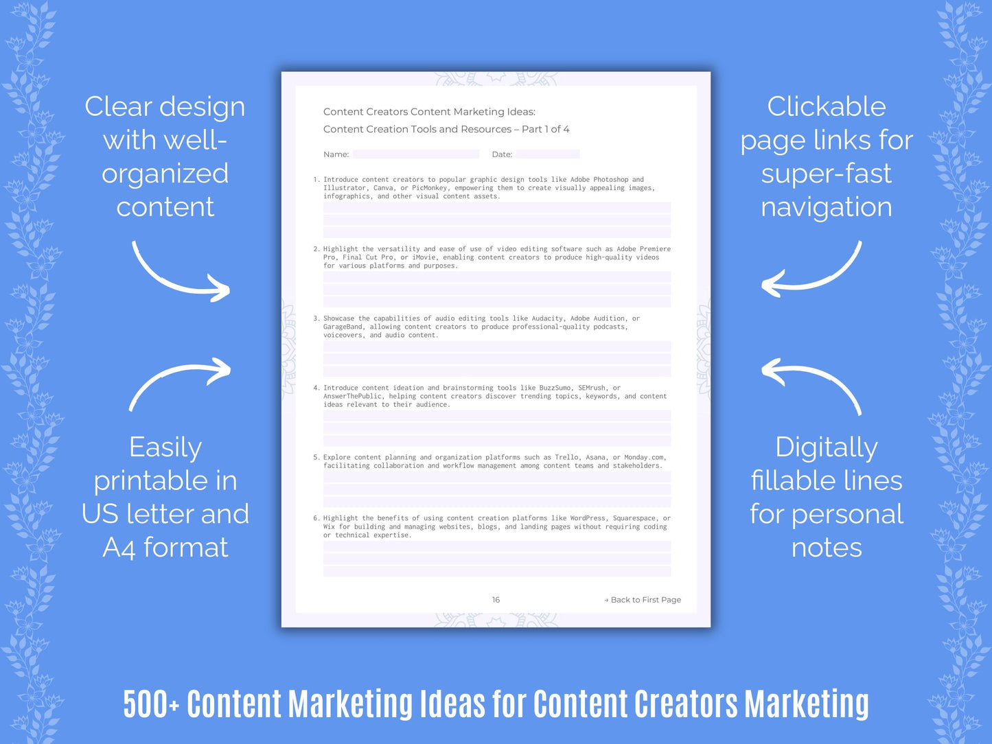 Content Creators Marketing Templates