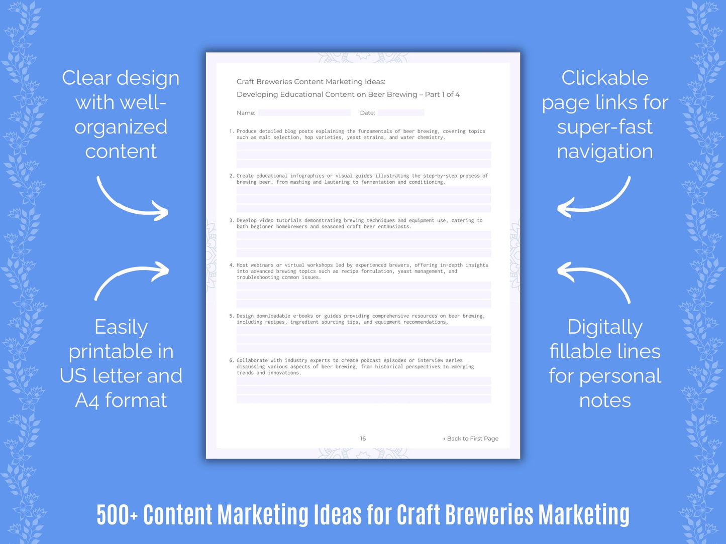 Craft Breweries Marketing Templates