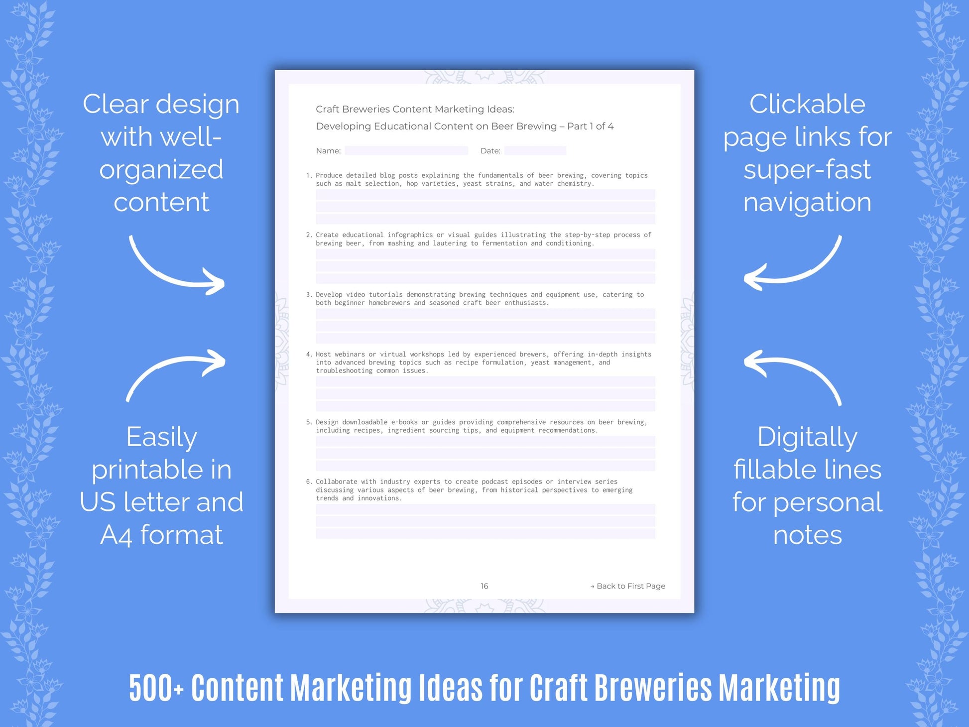 Craft Breweries Marketing Templates