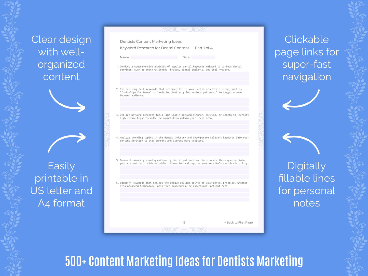 Dentists Marketing Templates