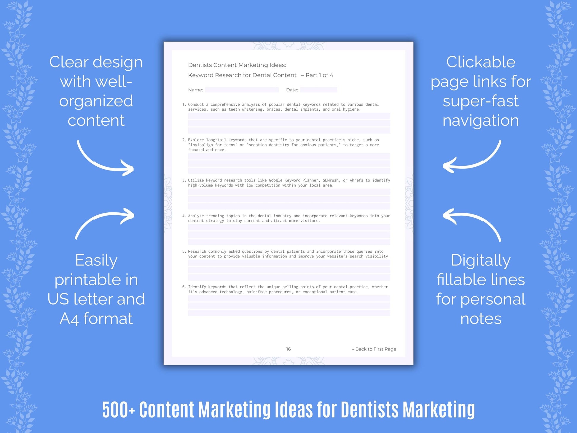 Dentists Marketing Templates