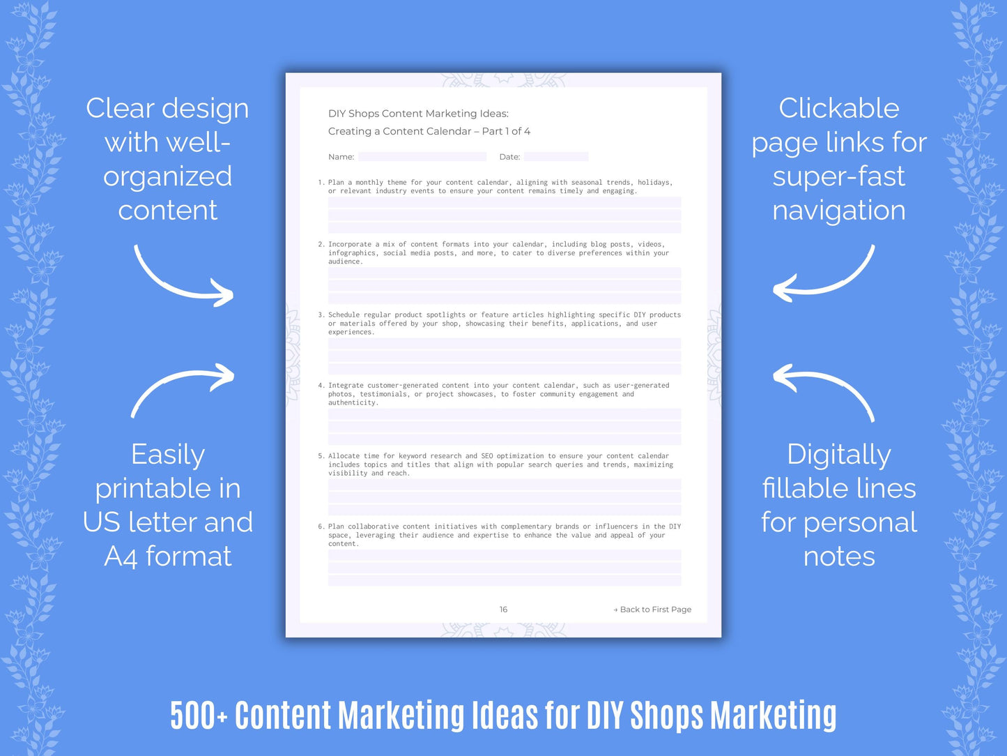 DIY Shops Marketing Templates