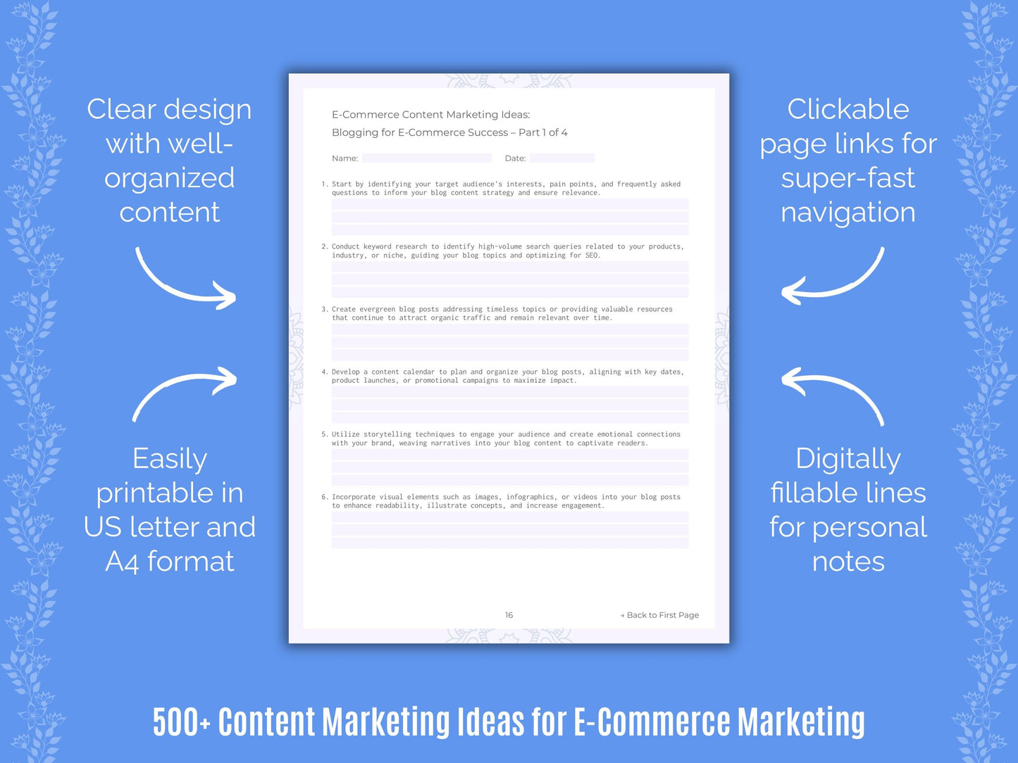 E-Commerce Marketing Templates