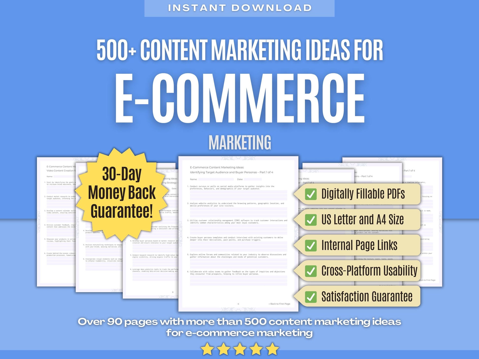 E-Commerce Marketing Workbooks