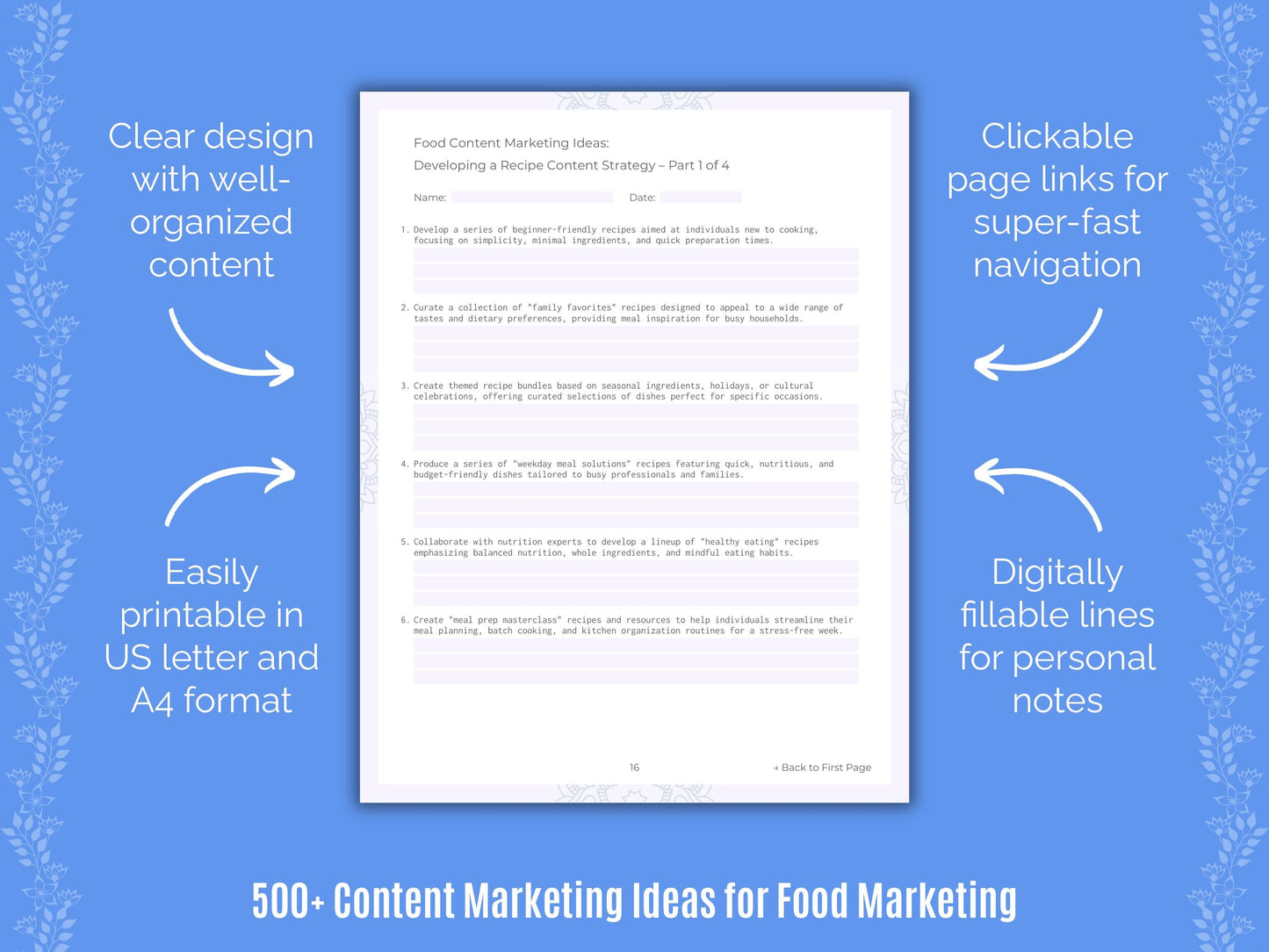 Food Marketing Templates