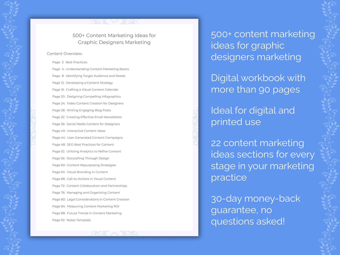 Graphic Designers Marketing Worksheets