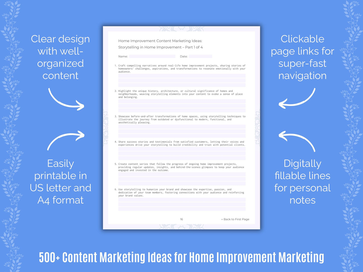 Home Improvement Marketing Templates