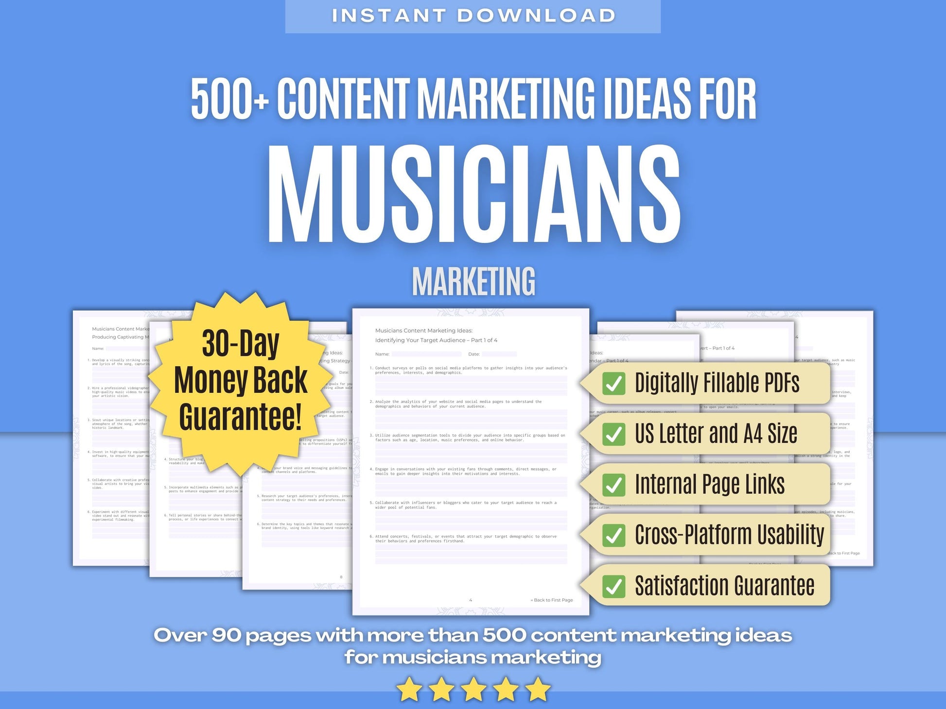 Musicians Marketing Workbooks