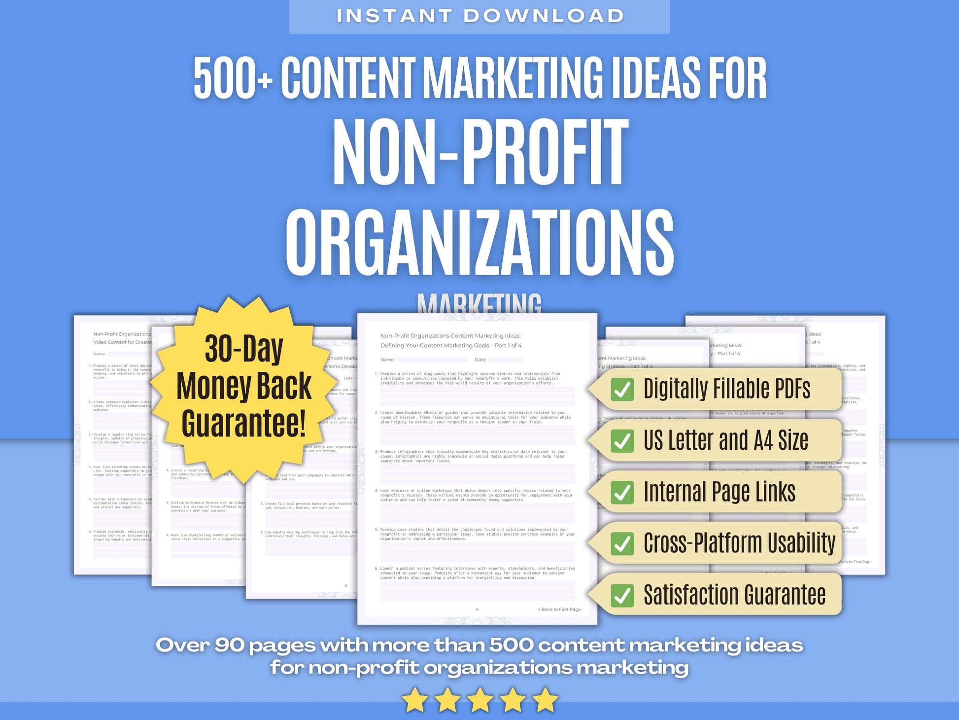 Non-Profit Organizations Marketing Workbooks